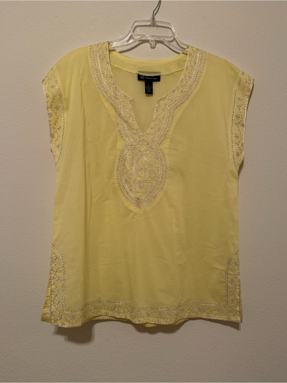 Yellow Hindu-Themed Top - Picture 2 of 14